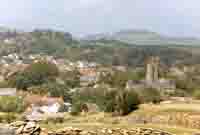 View of the village from the cliffs &middot; 1990
