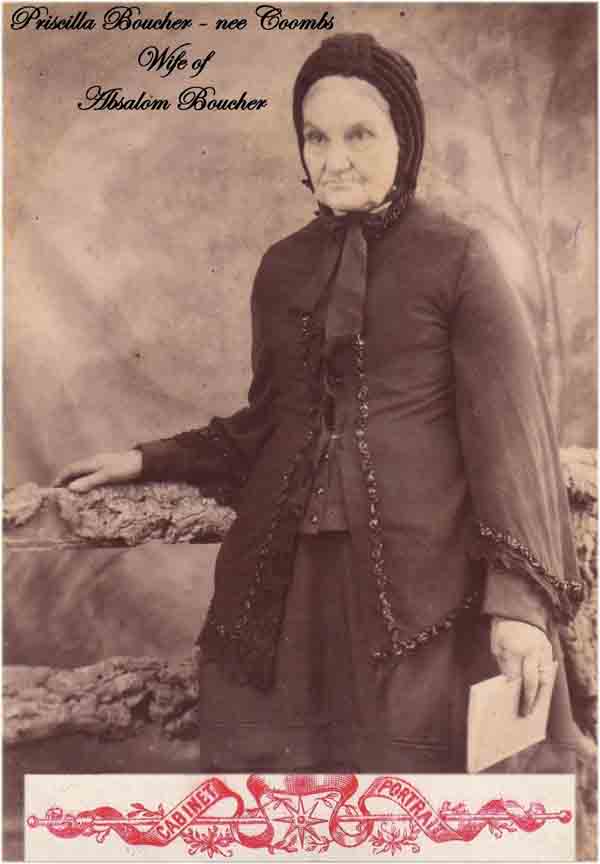Priscilla n&eacute;e Coombs, 